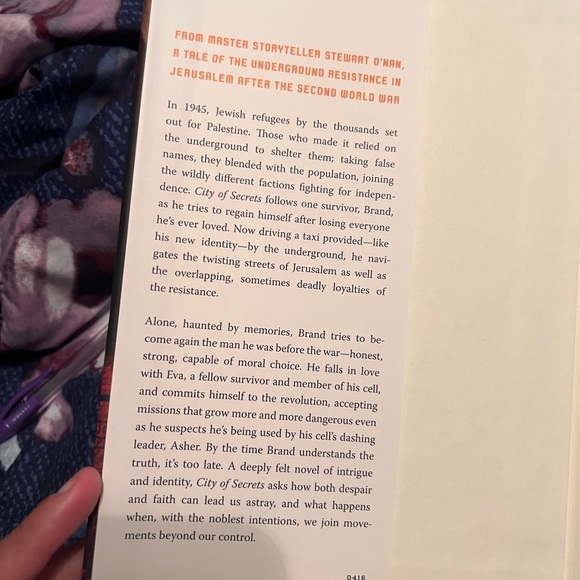 City of Secrets by: Stewart O’Nan - Picture 2 of 7